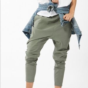 Dropped crotch pants